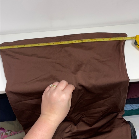 Skims Body All in One catsuit strapless bodysuit brown size 3X - Picture 7 of 7